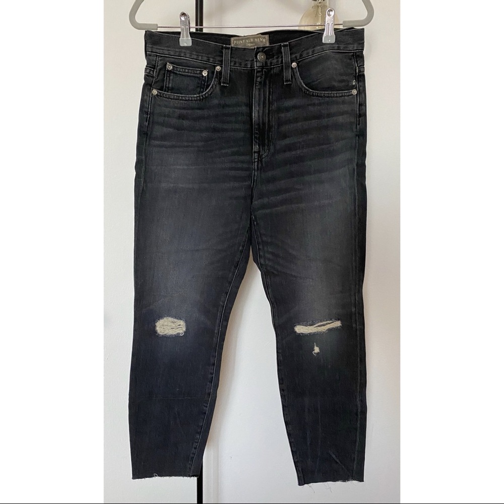 J. Crew women’s black jeans